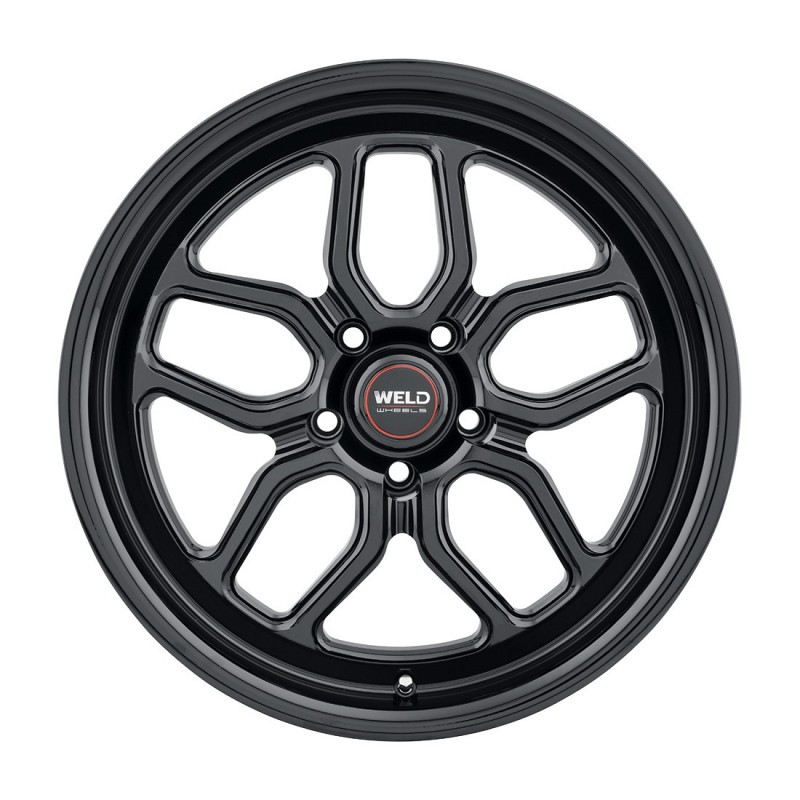 Weld Laguna Drag Gloss Black 18x5 Front Wheel - 15-23 Dodge