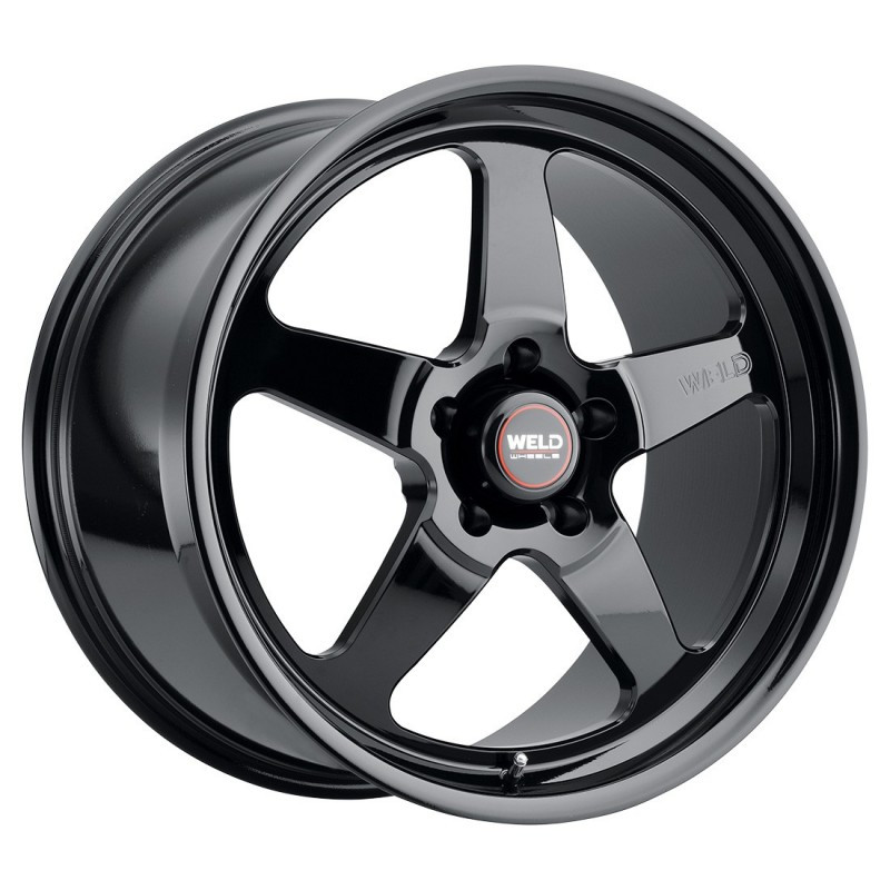 Weld Ventura Drag Gloss Black 17x10 Rear Wheel - 2015-2025+ Ford Mustang GT