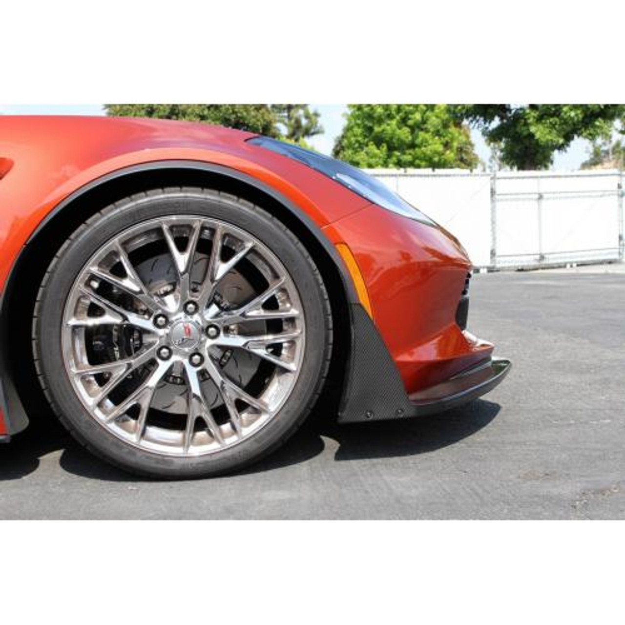 APR - C7 Z06 Carbon Fiber Front Bumper Canards & Spats