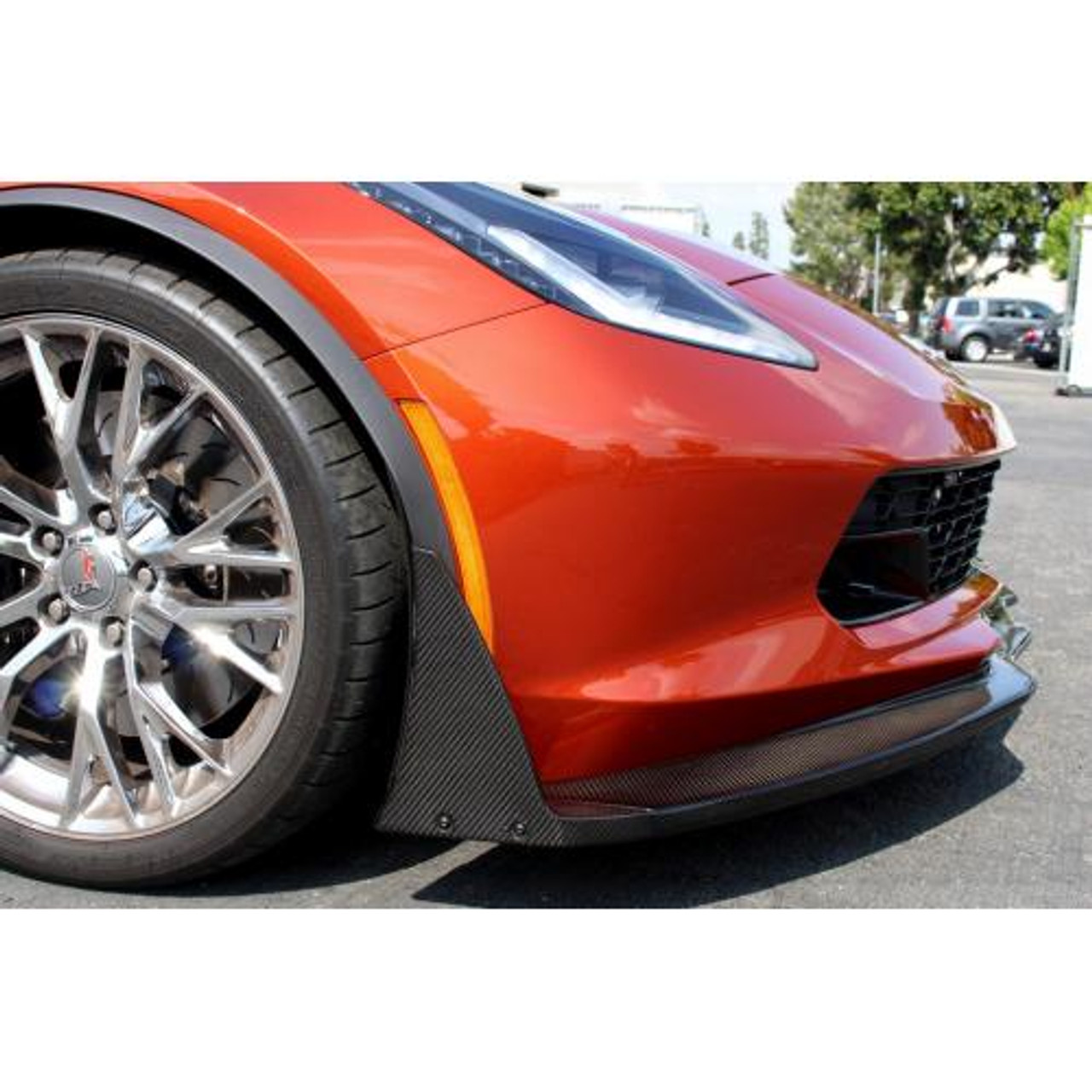 APR - C7 Z06 Carbon Fiber Front Bumper Canards & Spats