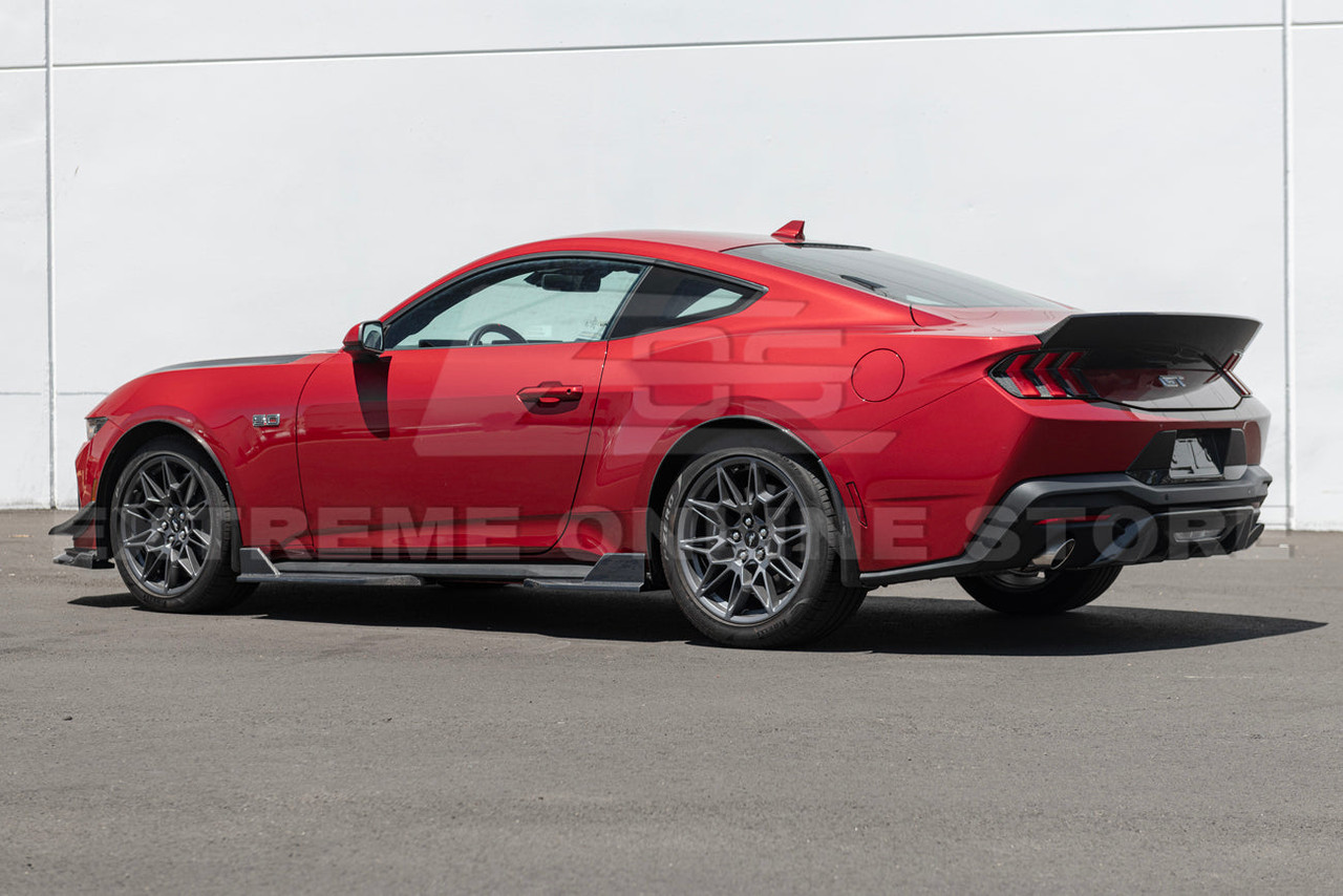 EOS Side Skirt Extensions - Carbon Fiber - 2024+ Mustang GT S650