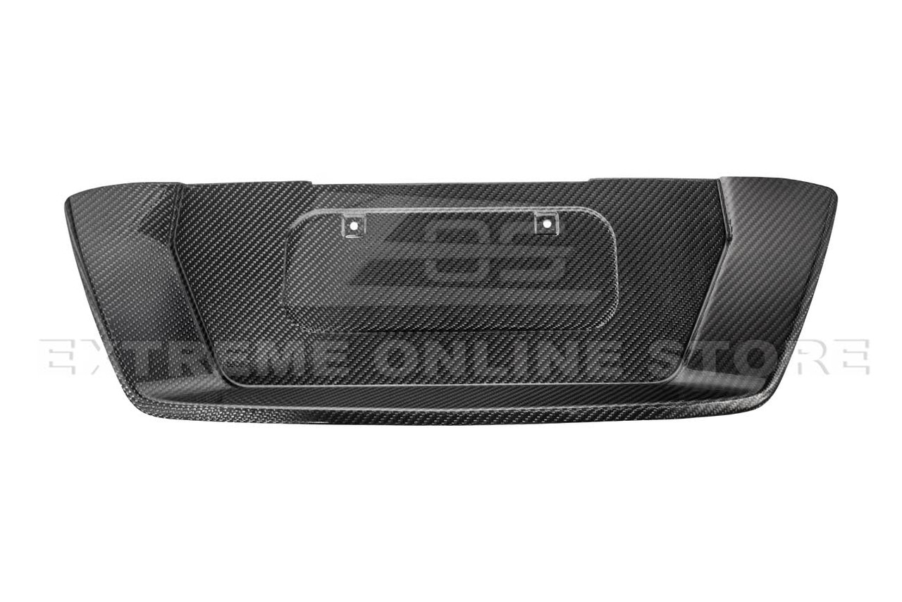 EOS License Plate Backing - Carbon Fiber - C8 Corvette Z06