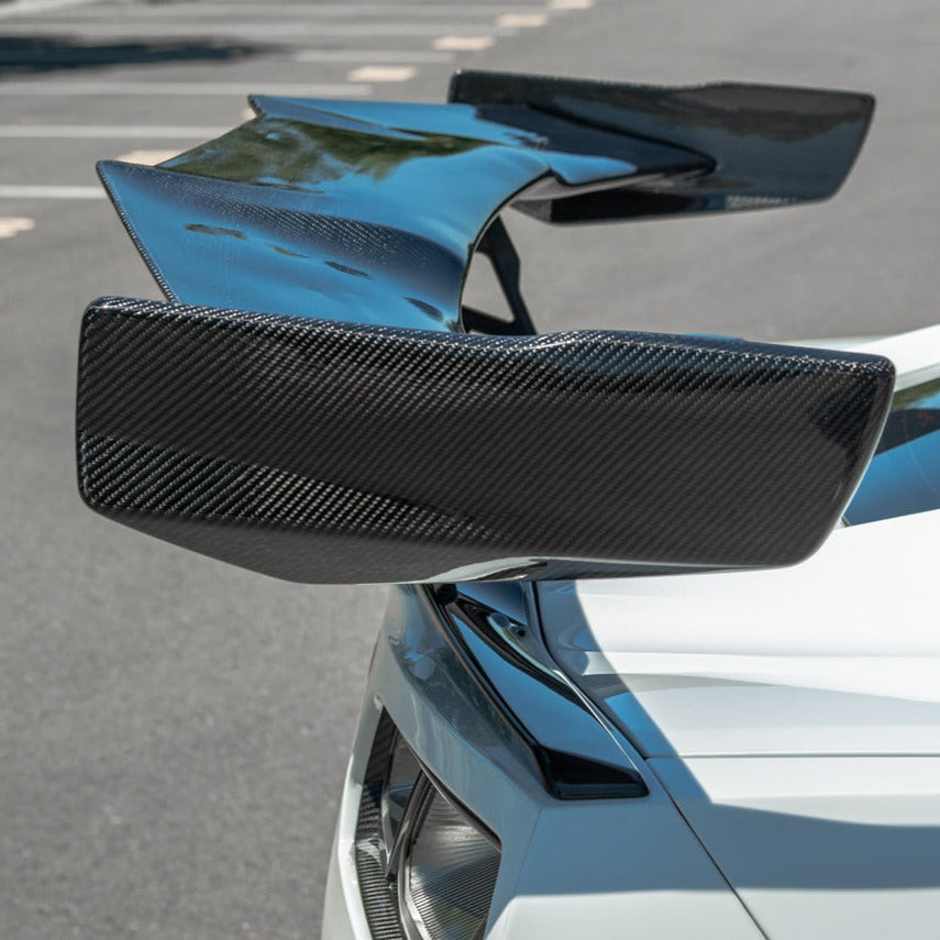 EOS High Wing ZTK Conversion Winglets - Carbon Fiber - C7 Corvette