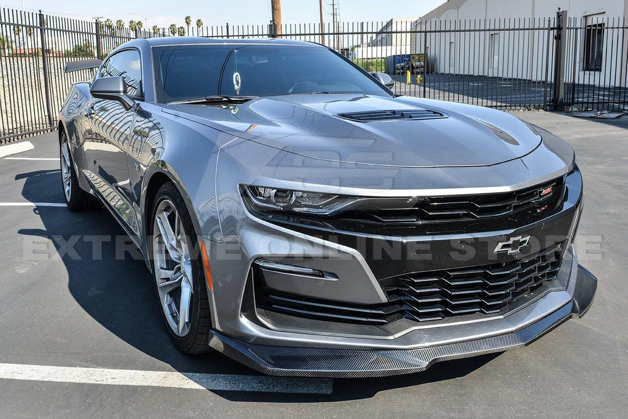 EOS ZL1 Style Front Splitter - HydroDip Carbon - 2019+ Camaro SS