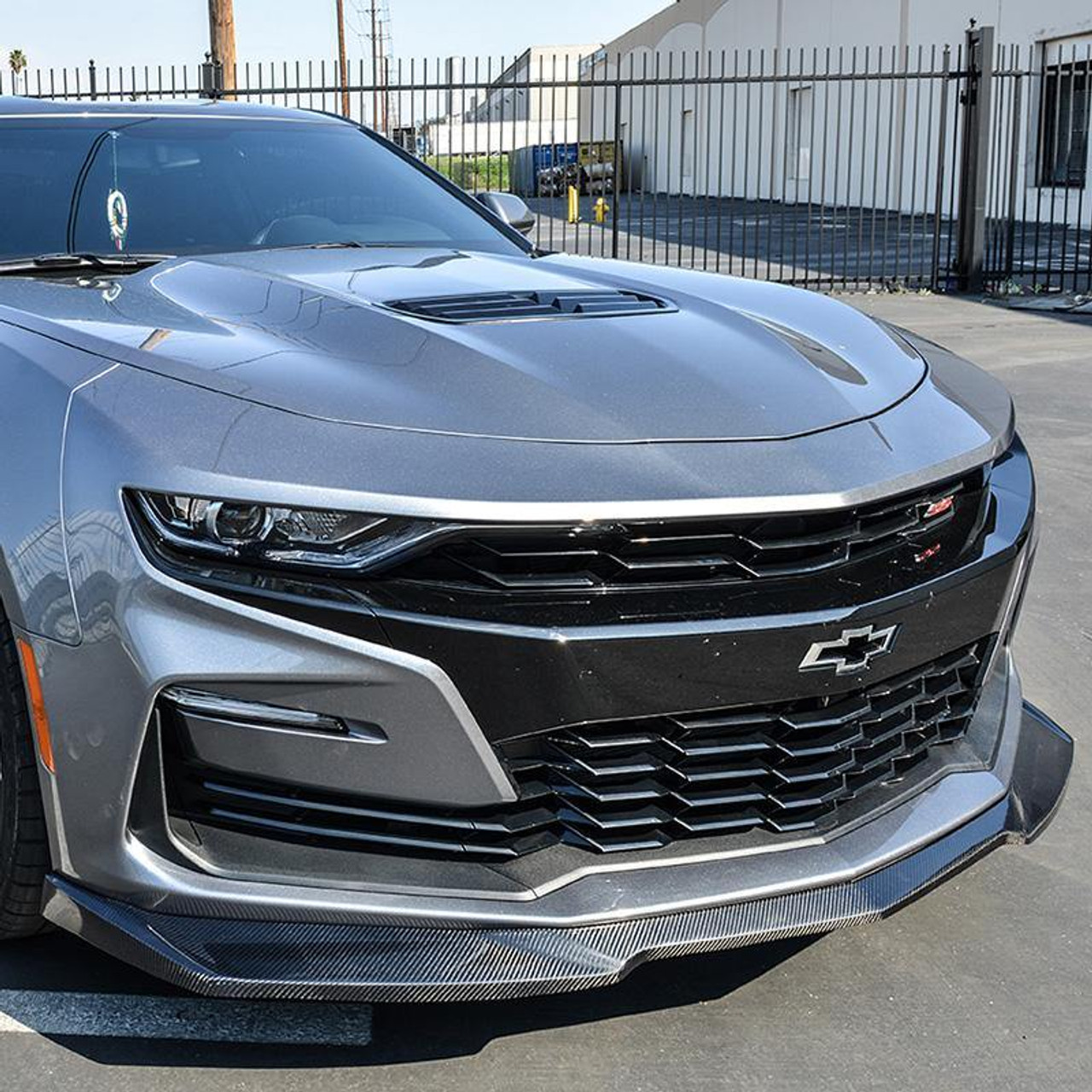 EOS ZL1 Style Front Splitter - HydroDip Carbon - 2019+ Camaro SS