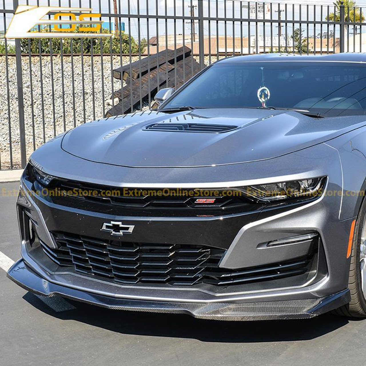 EOS ZL1 Style Front Splitter - HydroDip Carbon - 2019+ Camaro SS