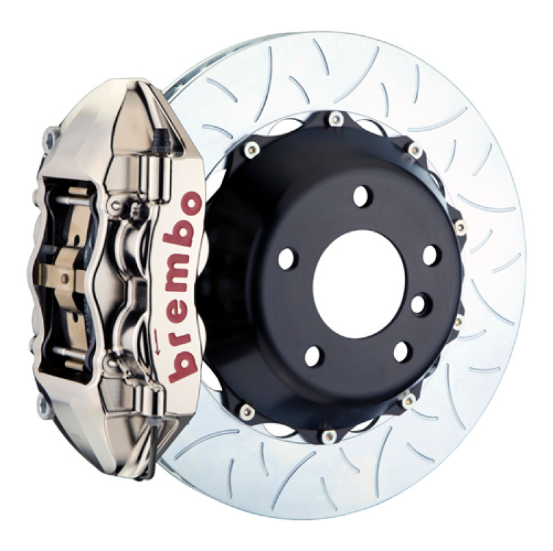 Brembo 12-16 FR-S/12-20 BRZ/17-20 86 Fr GTR BBK 4Pist Billet 345x28 2pc Rotor Slotted Type3- Nickel - 1P3.8002AR
