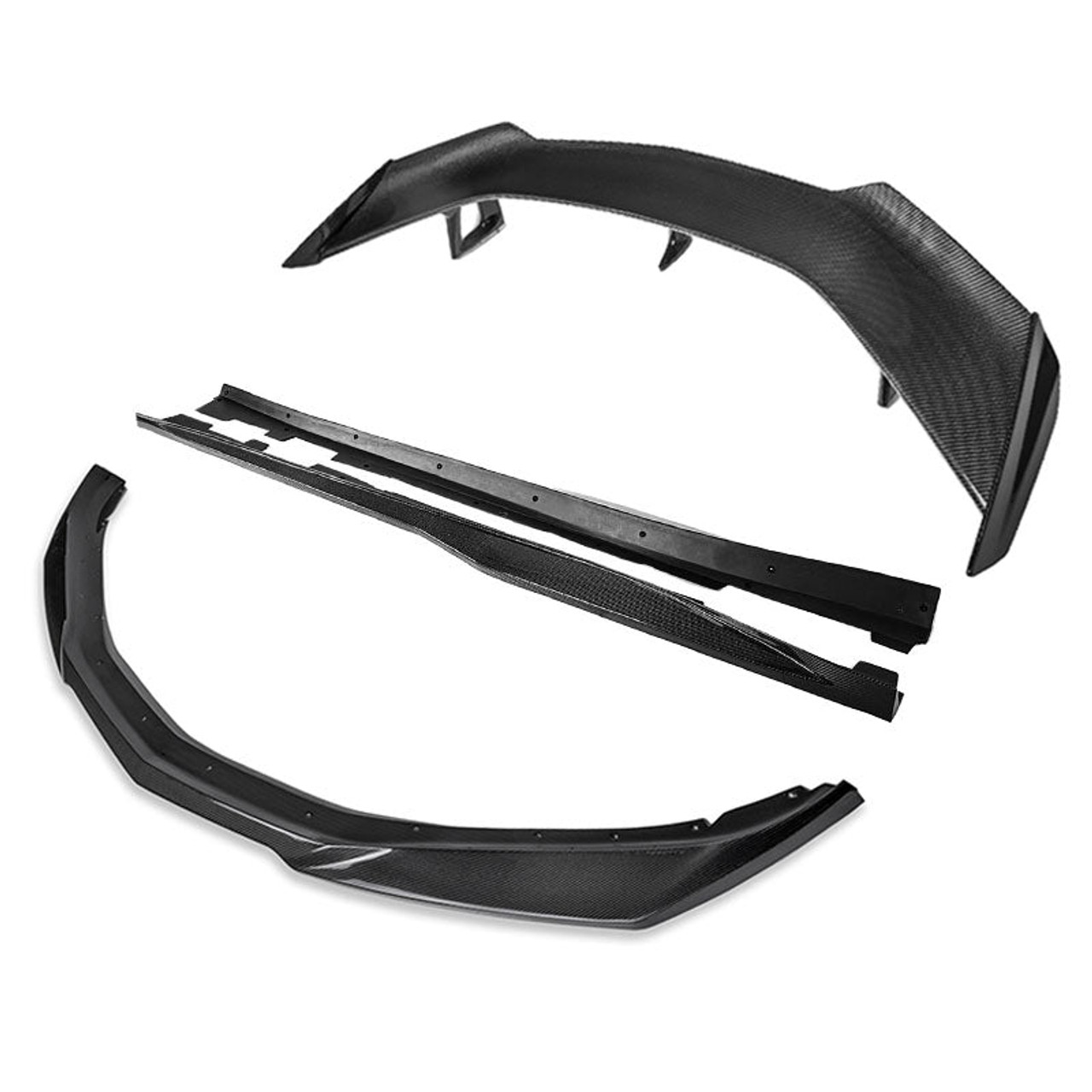 EOS ZL1 Style Full Body Kit with Rear Spoiler Camera - Carbon Fiber - 2016+ Camaro SS