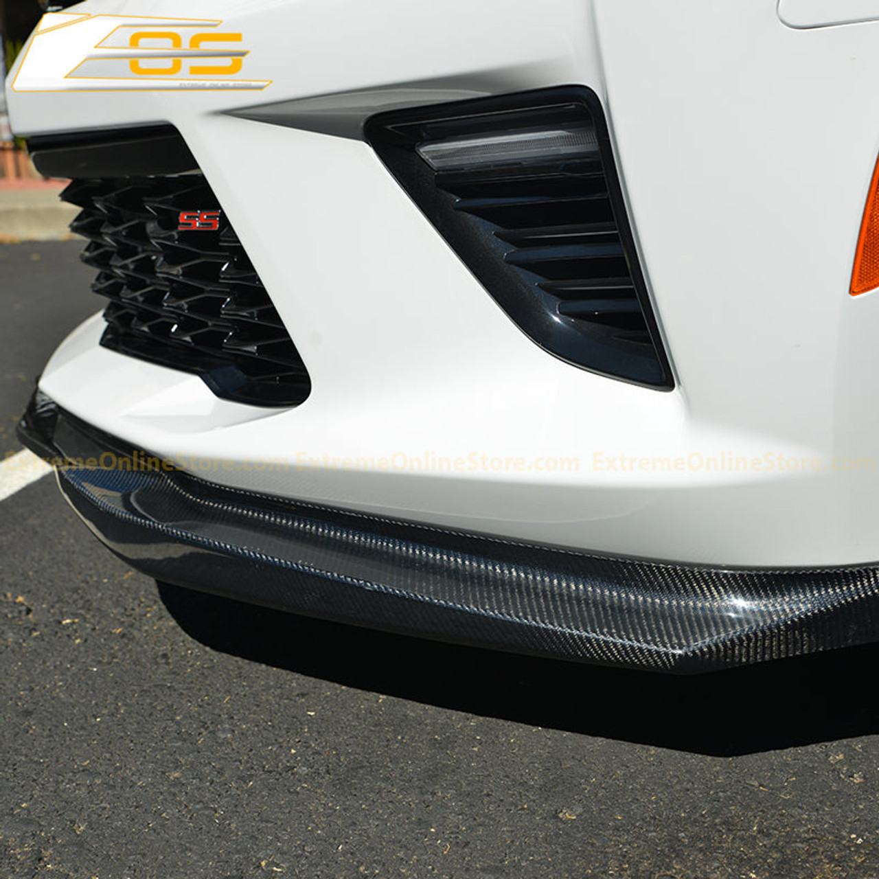 EOS T6 Style Front Splitter - Carbon Fiber - 2016+ Camaro SS