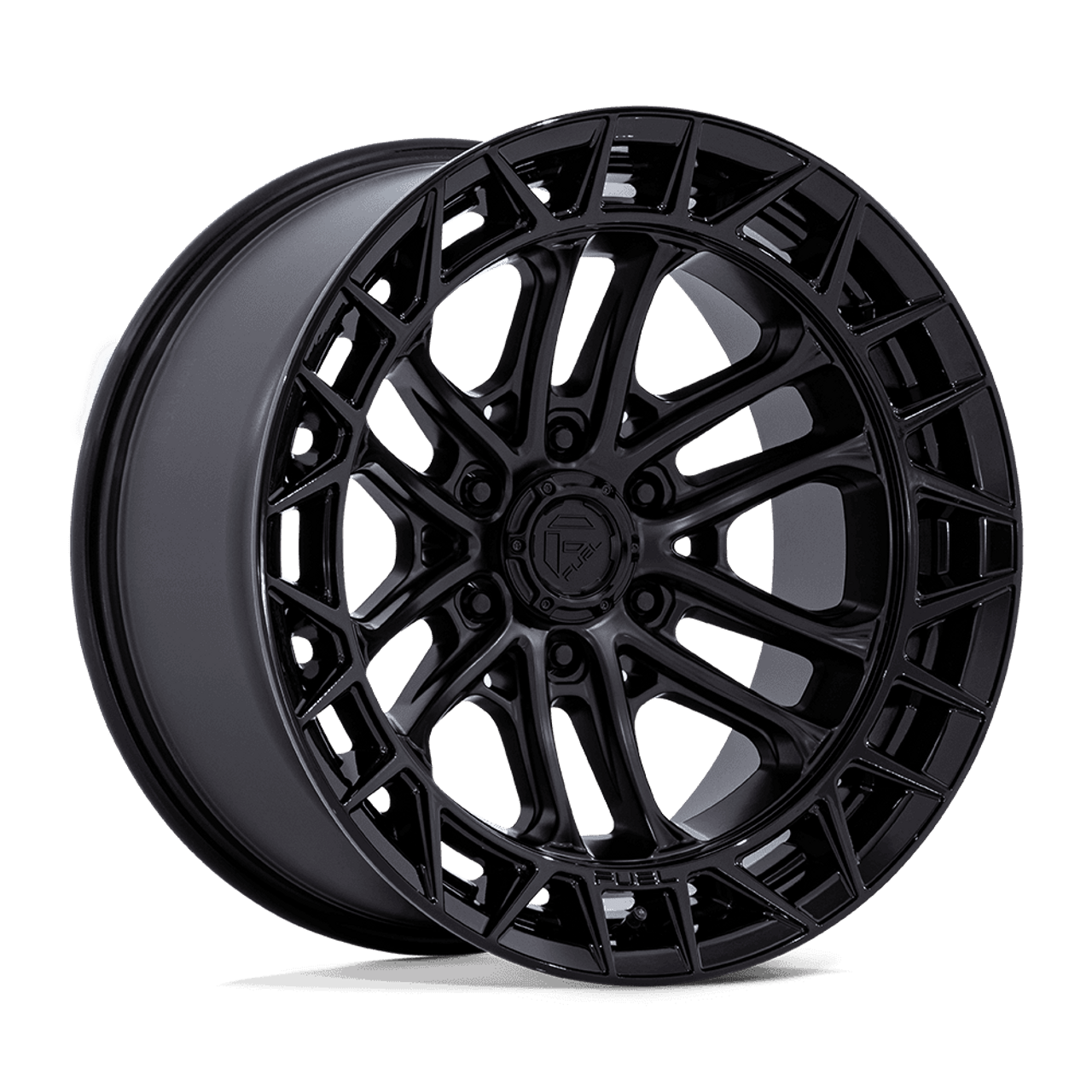 Fuel Celsius 17x9 / 6x135 / +1 Offset / Matte Black w. Gloss Black Lip