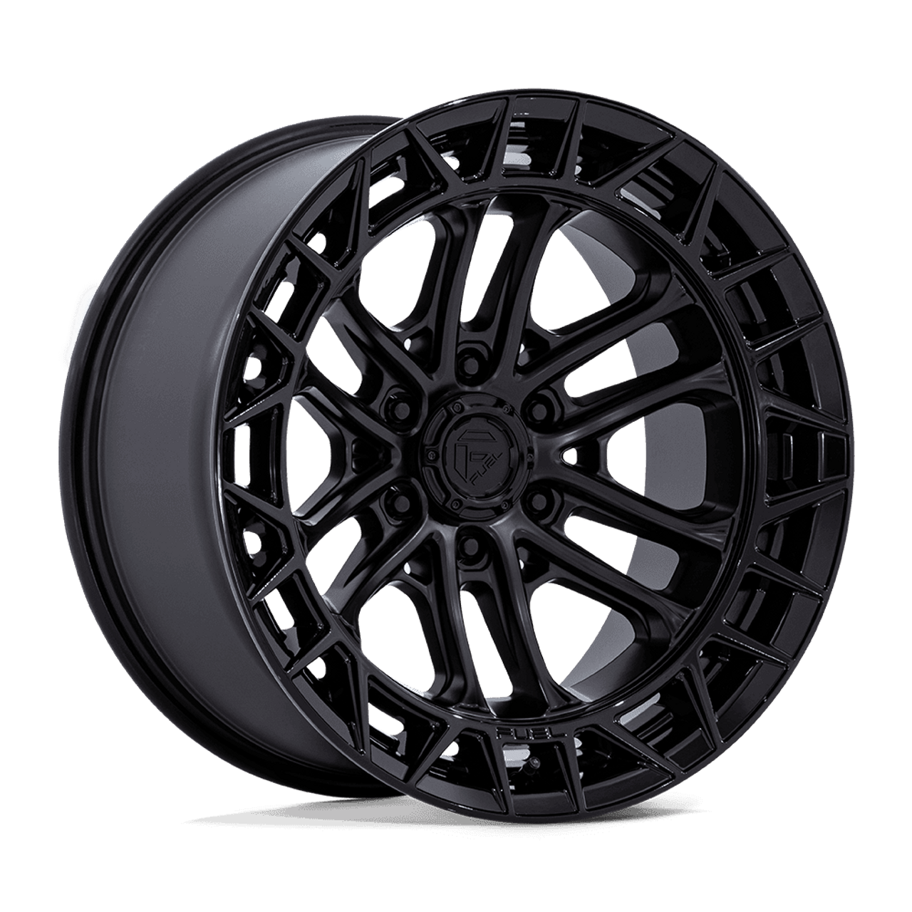 Fuel Celsius 17x9 / 6x139.7 / +1 Offset / Matte Black w. Gloss Black Lip