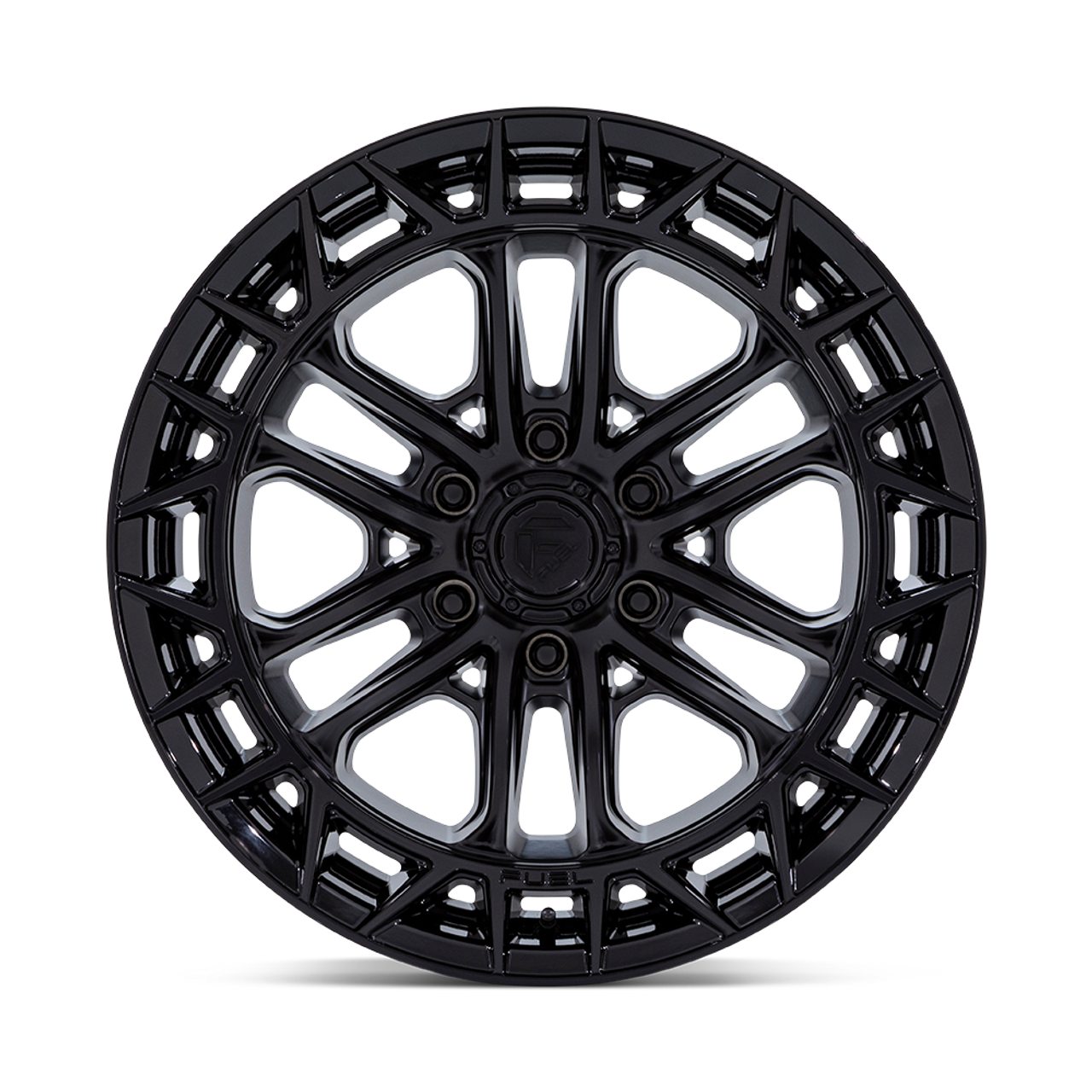 Fuel Celsius 17x9 / 6x139.7 / +1 Offset / Matte Black w. Gloss Black Lip