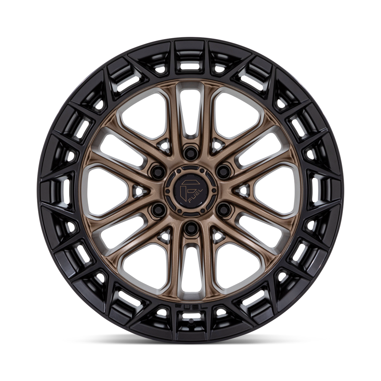 Fuel Celsius 17x9 / 6x139.7 / -12 Offset / Matte Bronze w. Matte Black Lip