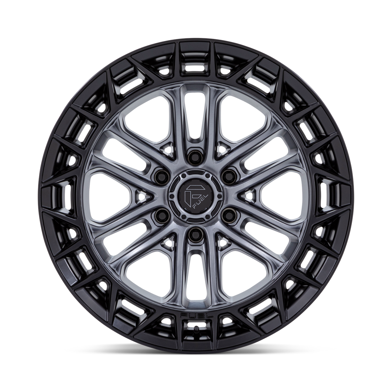 Fuel Celsius 20x9 / 6x139.7 / +1 Offset / Matte Gunmetal w. Matte Black Lip