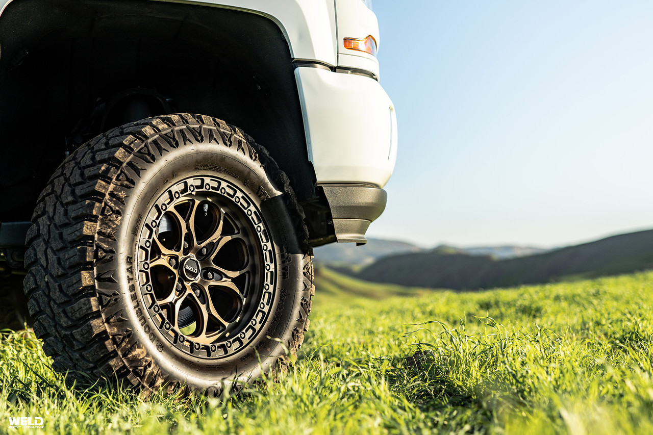 Weld Ledge 6 W108 20x9 / 6x139.7 / +0 Offset / Satin Black w. Satin Black Ring