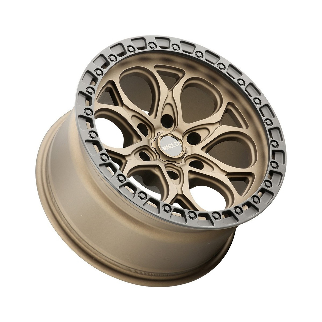 Weld Ledge 6 W106 20x9 / 6x139.7 / 0 Offset / Satin Bronze w. Satin Black Ring