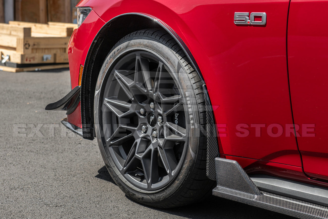EOS Fender Flares - Front - Carbon Fiber - 2024+ Mustang GT