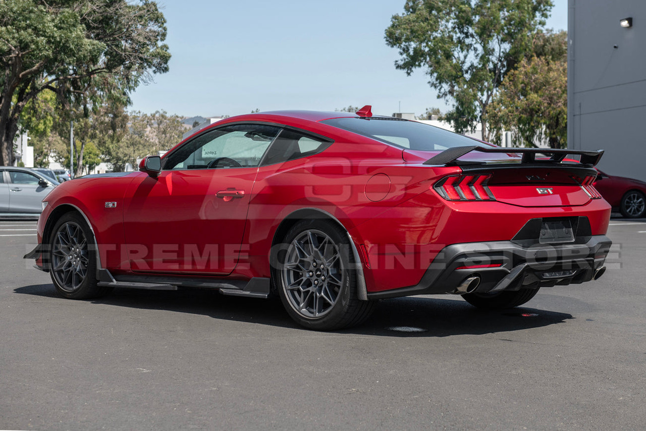 EOS Mud Flaps - Front - Carbon Fiber - 2024+ Mustang GT