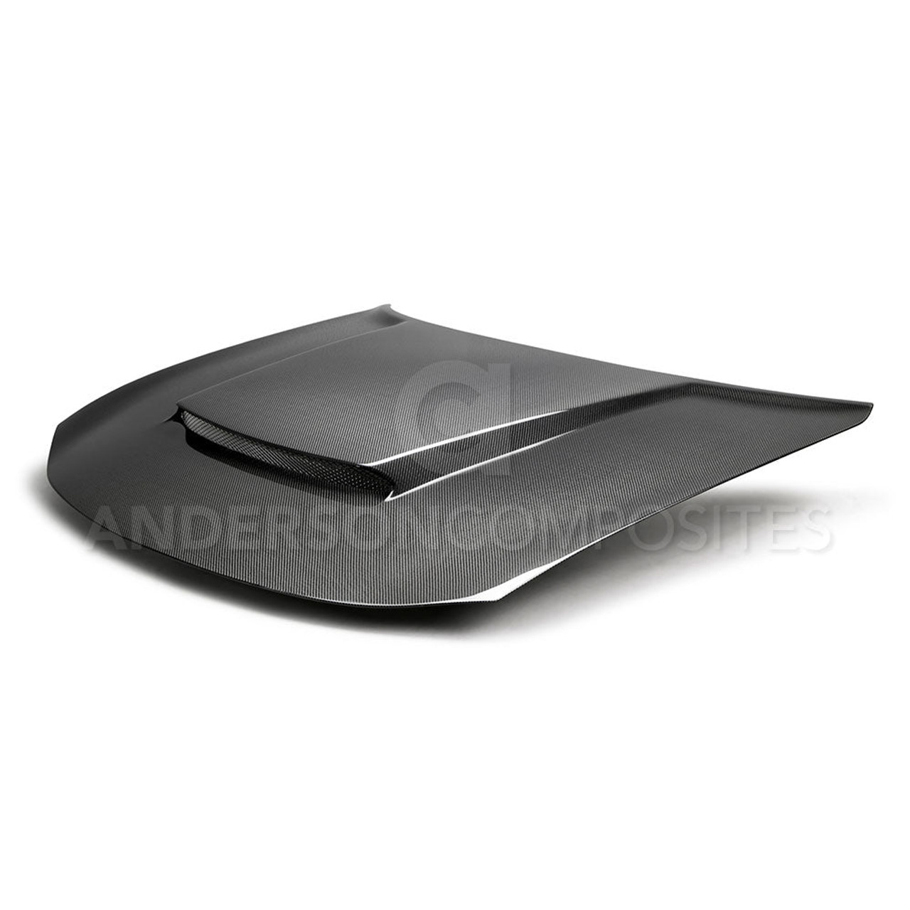 Anderson Composites Type-DM Demon Style Carbon Fiber Hood - 15-23 Dodge Charger Hellcat