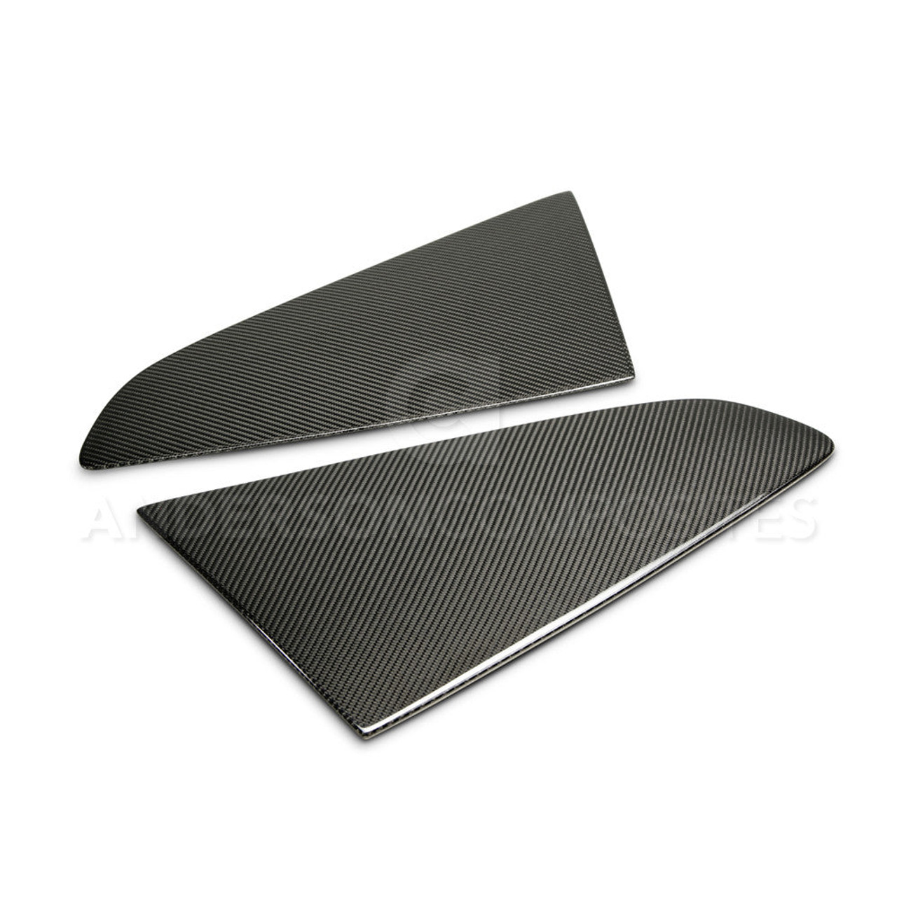 Anderson Composites Type-F Carbon Fiber Rear Window Louvers - 15-23 Ford Mustang S550