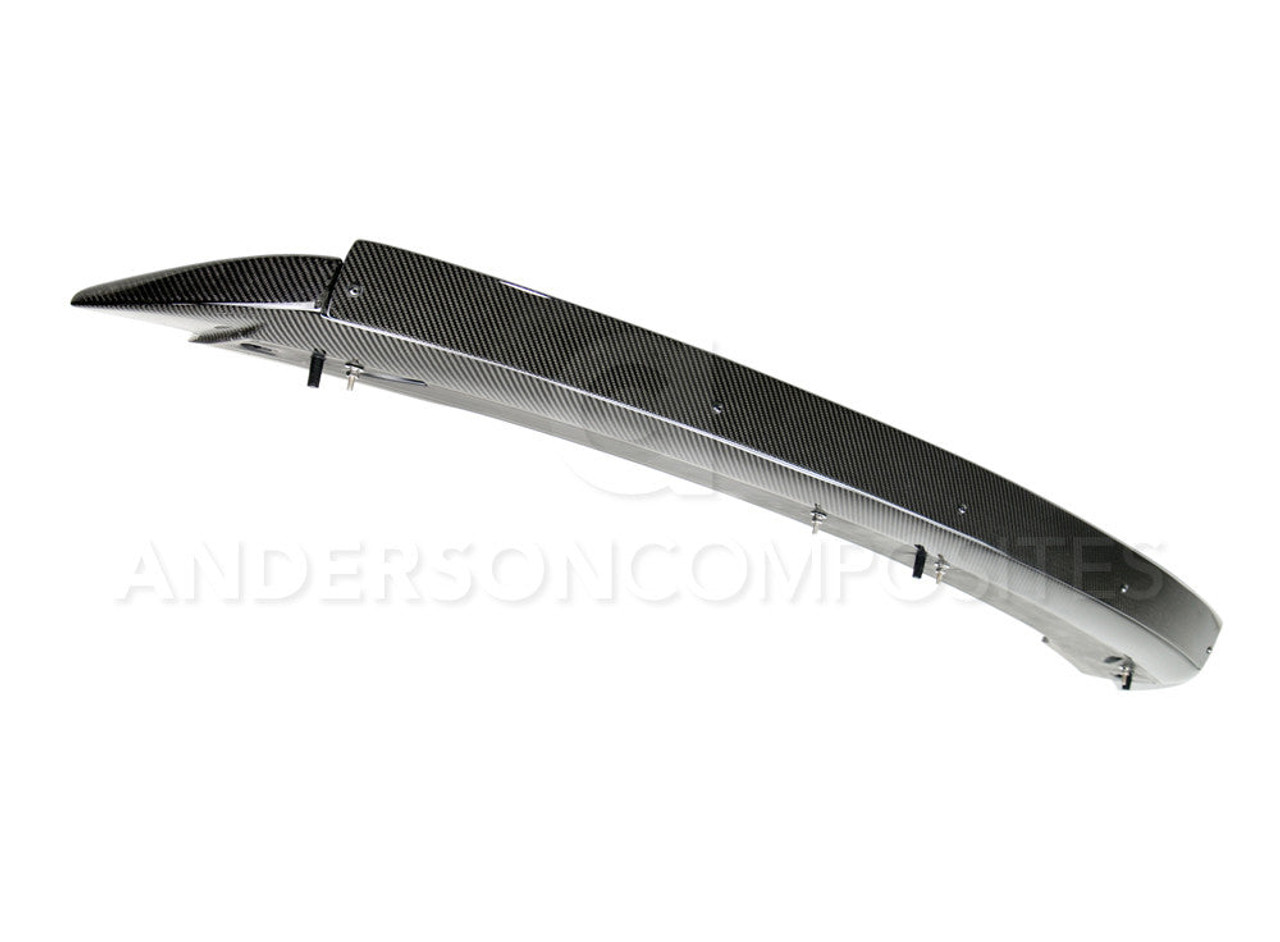 Anderson Composites Carbon Fiber Track Pack Spoiler w. Wickerbill - 15-23 Ford Mustang S550