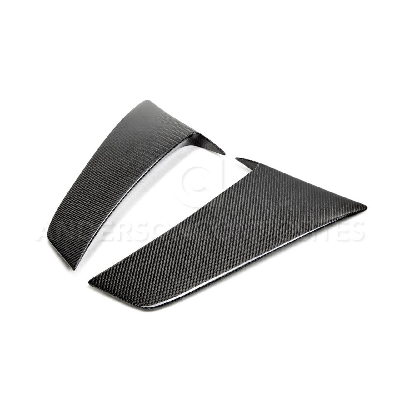 Anderson Composites Carbon Fiber Side Scoops - 15-23 Ford Mustang S550