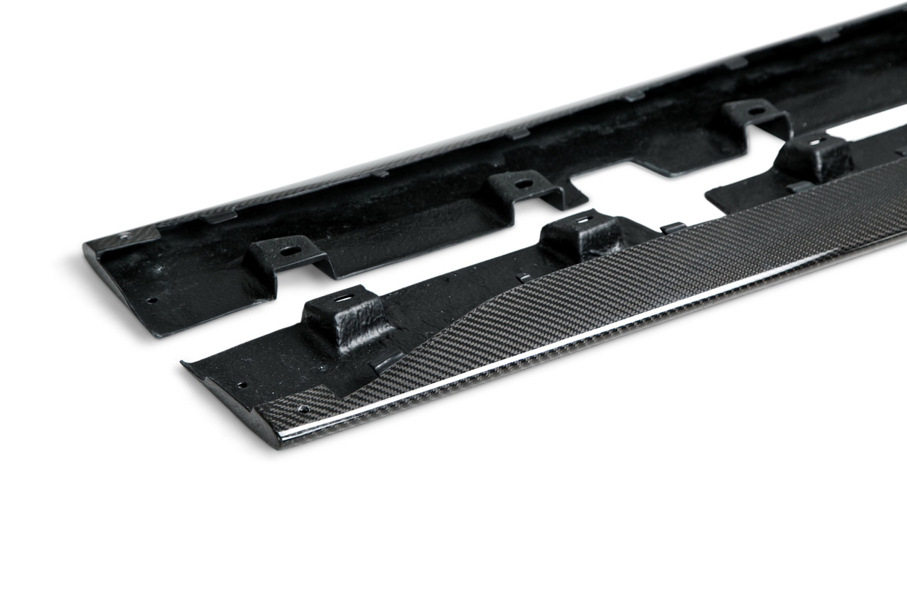 Anderson Composites Type-OE Carbon Fiber Side Skirts - 15-23 Ford Mustang S550