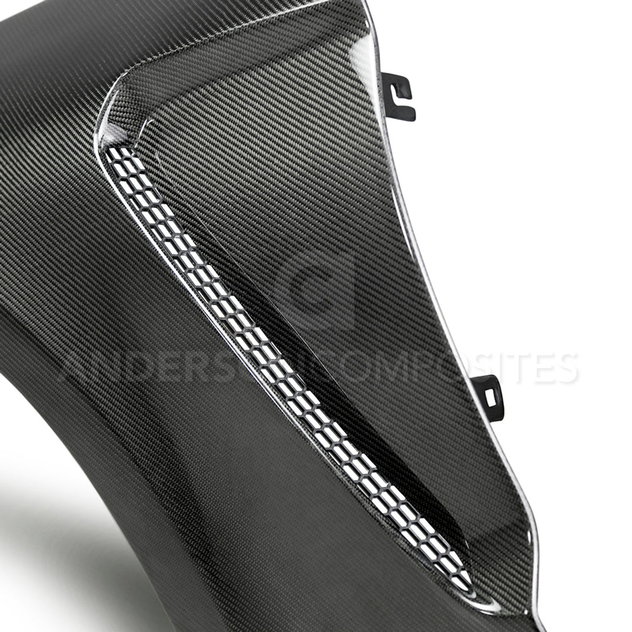 Anderson Composites GT350 Style Carbon Fiber Front Fenders - 15-23 Ford Mustang S550