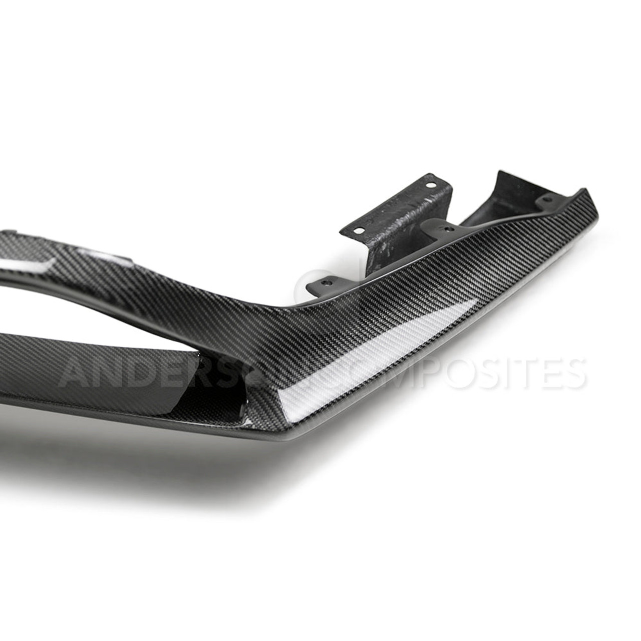 Anderson Composites Type-AR Carbon Fiber Quad Tip Rear Diffuser - 18-23 Ford Mustang S550