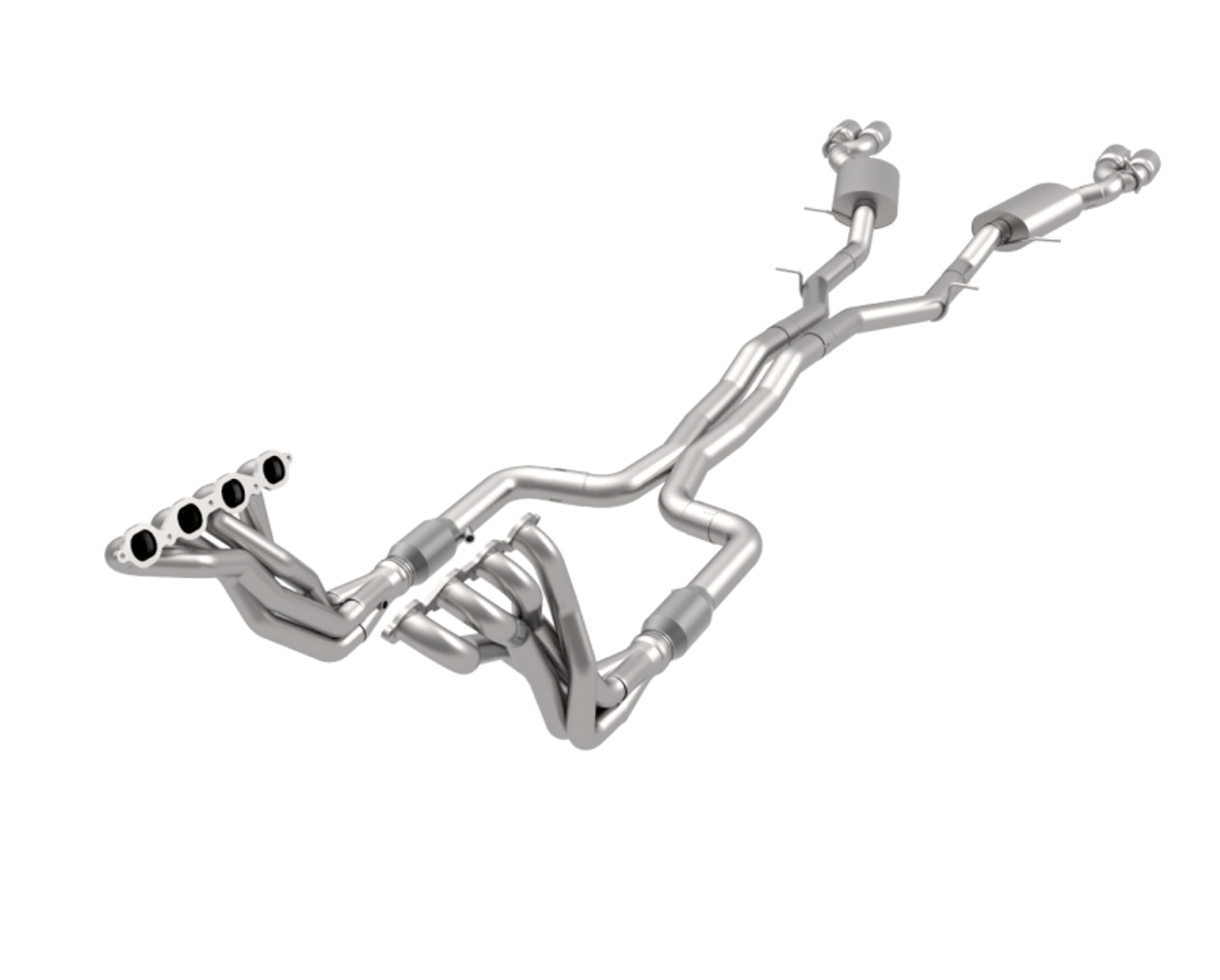 Kooks 1 7/8" Headers & Green Catted Catback Exhaust w. Polished Tips - 16-19 Cadillac CTS-V
