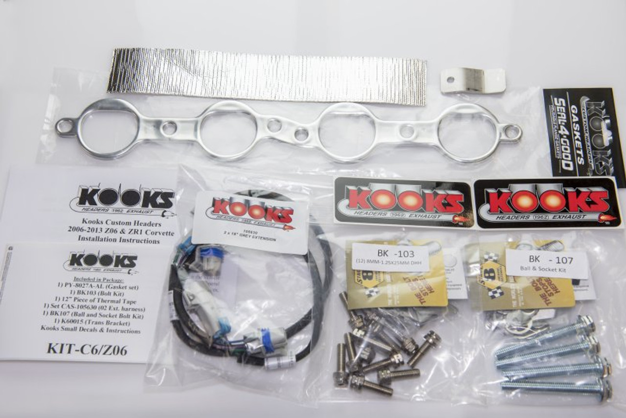 Kooks 2" Long Tube Headers - 06-13 C6 Corvette Z06 / ZR1