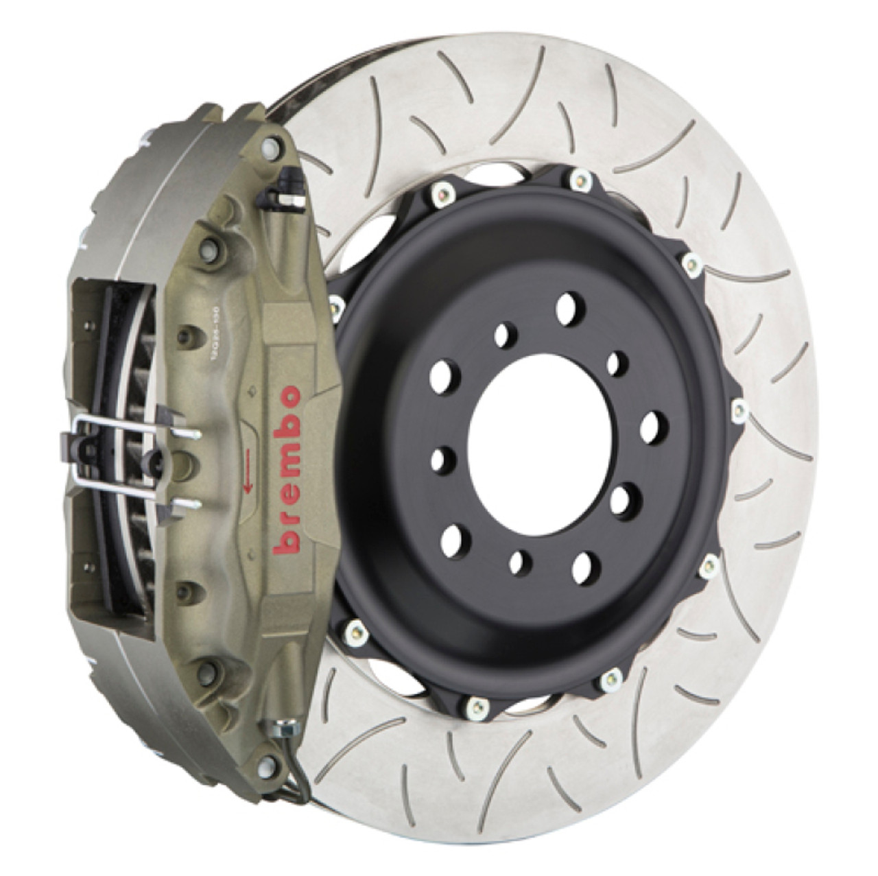 Brembo 93-95 RX-7 PISTA Front Race BBK 4 Piston Forged355x32x53a 2pc Rotor T3-Clear HA - 3K2.8036A