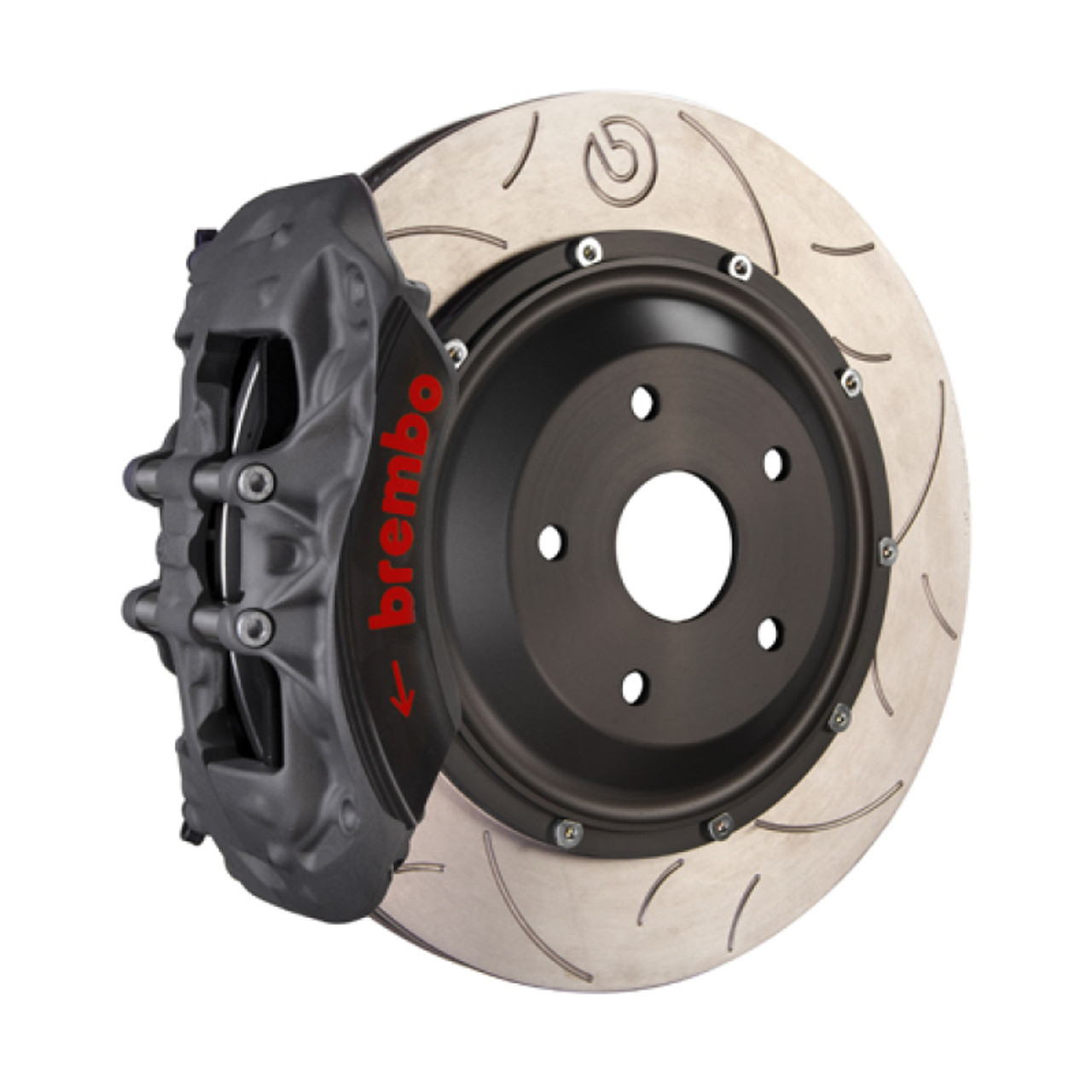 Brembo 06-09 S2000 Front Race BBK 6 Piston Forged 2pc355x32x53a 2pc Rotor T3L-Black HA - 3KD.8074AX