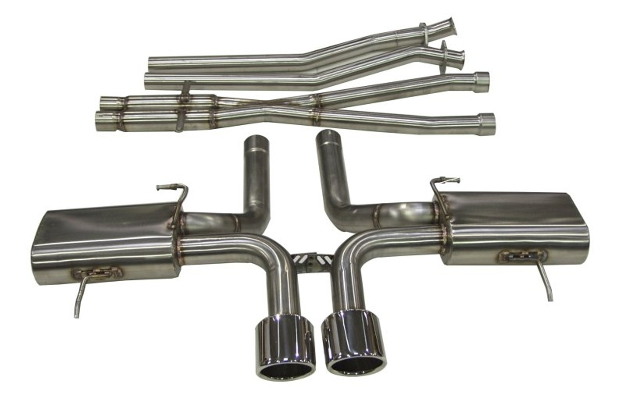 B&B - Catback Exhaust System w. X-Pipe - 09-15 CTS-V Coupe