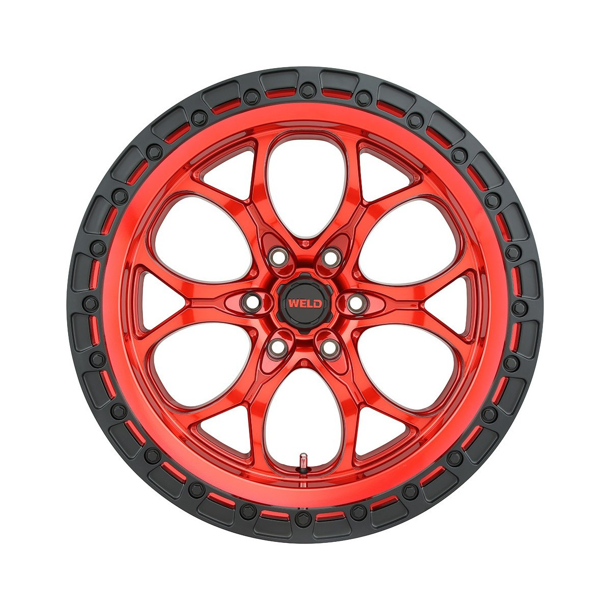 Weld Ledge 6 W134 17x9 / 6x139.7 / -12 Offset / Candy Red w. Satin