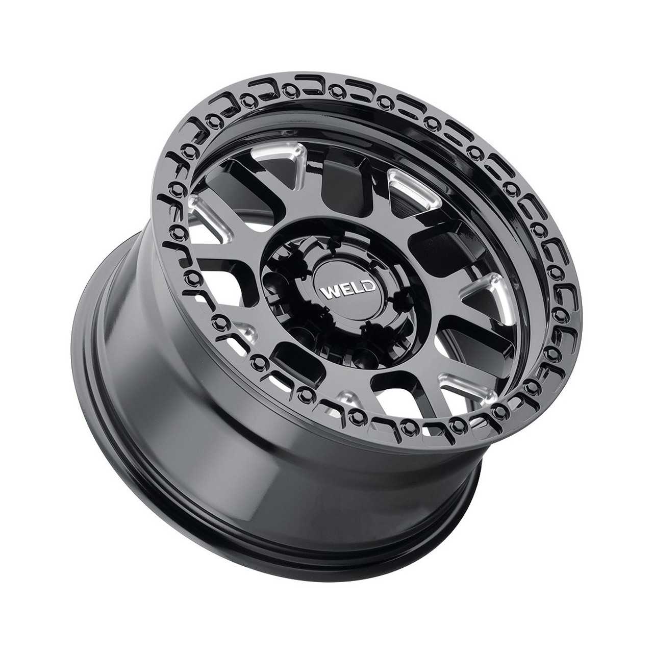 Weld Cinch W105 Wheel 17x10 / 6x135 / -25 Offset / Gloss Black Milled