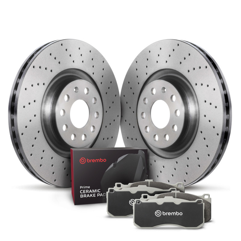 Brembo OE 12-13 Volkswagen Golf R/10-21 GTI Rear Disc Brake Kit - KTX0155
