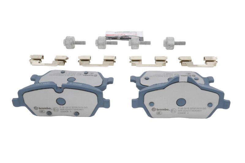 Brembo OE 14-21 BMW i3/18-21 i3s Brake Pad - Front - P06091E Photo - Close Up