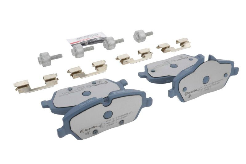 Brembo OE 14-21 BMW i3/18-21 i3s Brake Pad - Front - P06091E Photo - Close Up