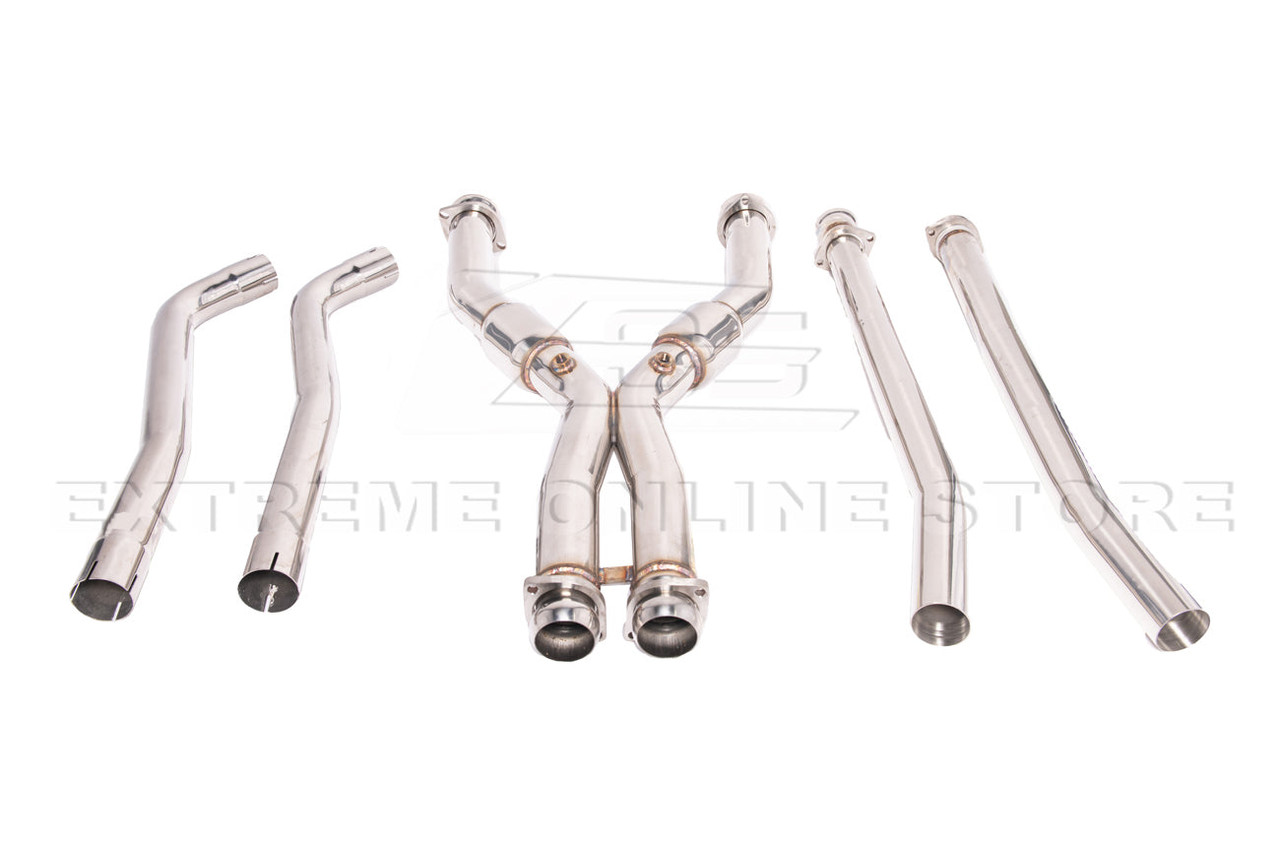 EOS Resonated X-Pipe Kit - 09-15 CTS-V Sedan / Wagon (EXT-MP068) EOS Resonated X-Pipe Kit - 09-15 CTS-V Sedan / Wagon (EXT-MP068)