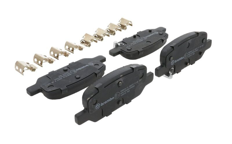 Brembo OE 17-21 Tesla Model 3/2021 Model Y Brake Pad - Rear - P09027 Photo - Close Up