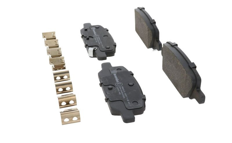 Brembo OE 17-21 Tesla Model 3/2021 Model Y Brake Pad - Rear - P09027 Photo - Close Up