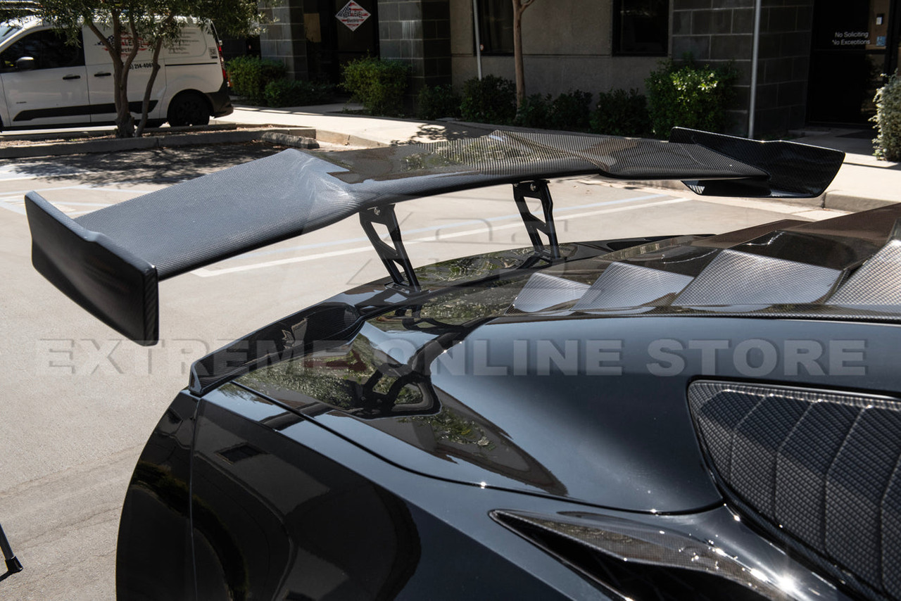 EOS ZR1 High Wing Rear Spoiler - Carbon Fiber - C7 Corvette ZR1