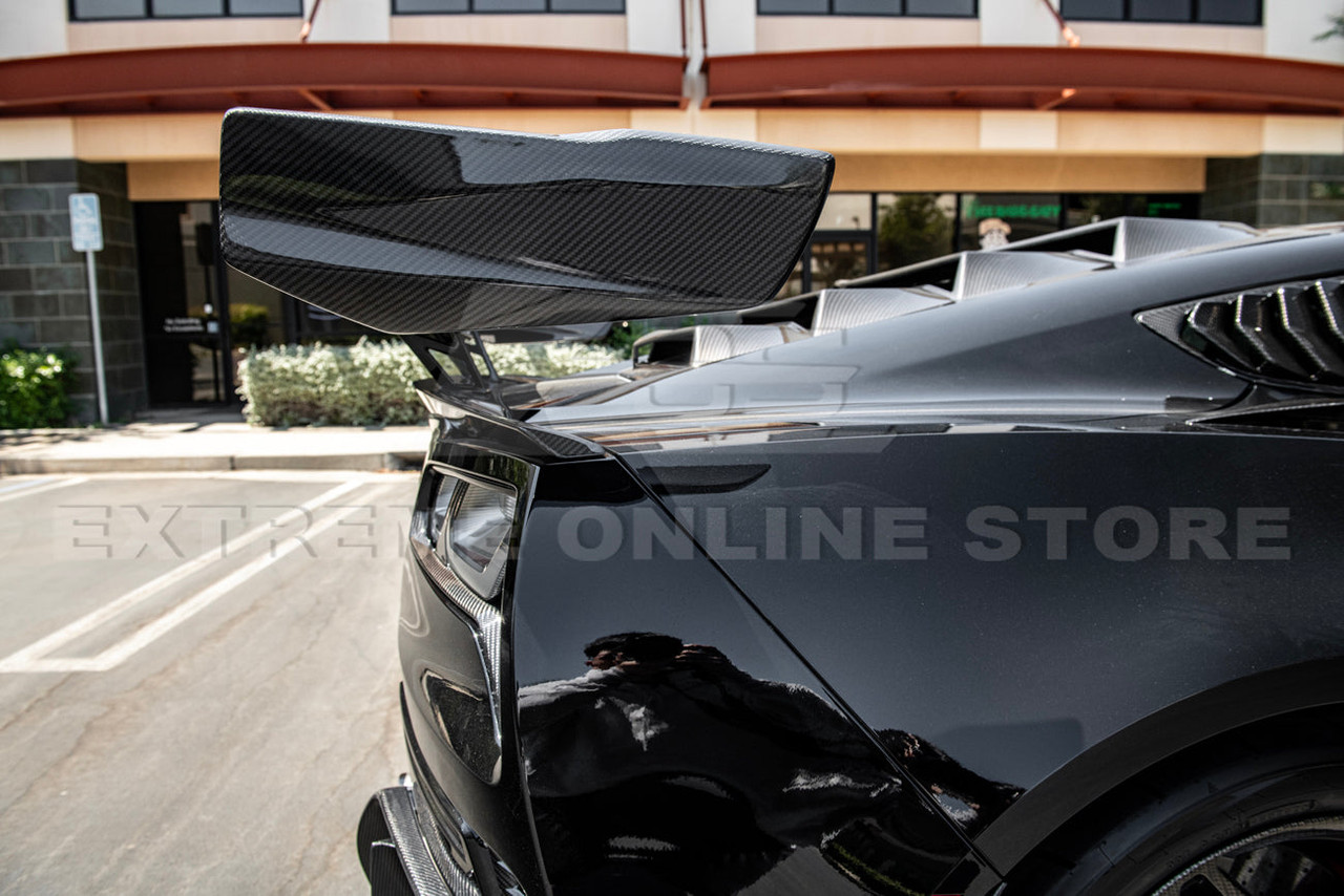 EOS ZR1 High Wing Rear Spoiler - Carbon Fiber - C7 Corvette ZR1