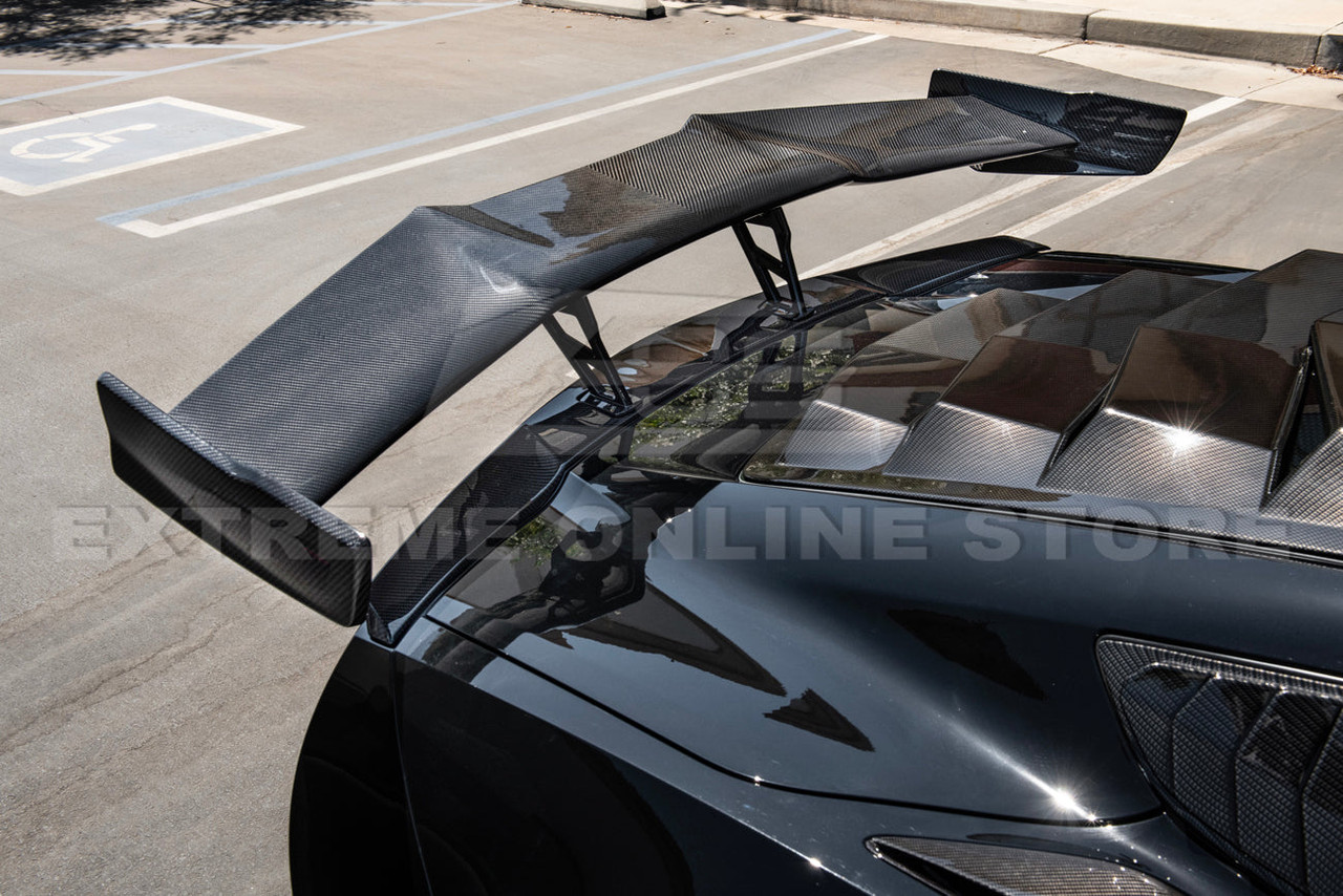 EOS ZR1 High Wing Rear Spoiler - Carbon Fiber - C7 Corvette ZR1