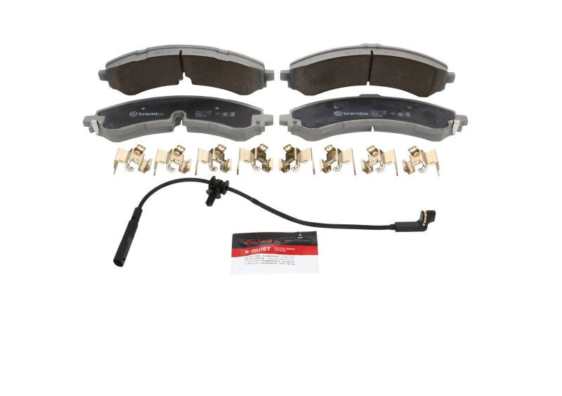 Brembo OE 20-21 Chevy Silverado 2500 HD/3500 HD/GMC Sierra 2500 HD Ceramic Brake Pad - Front - P10100N Photo - Close Up