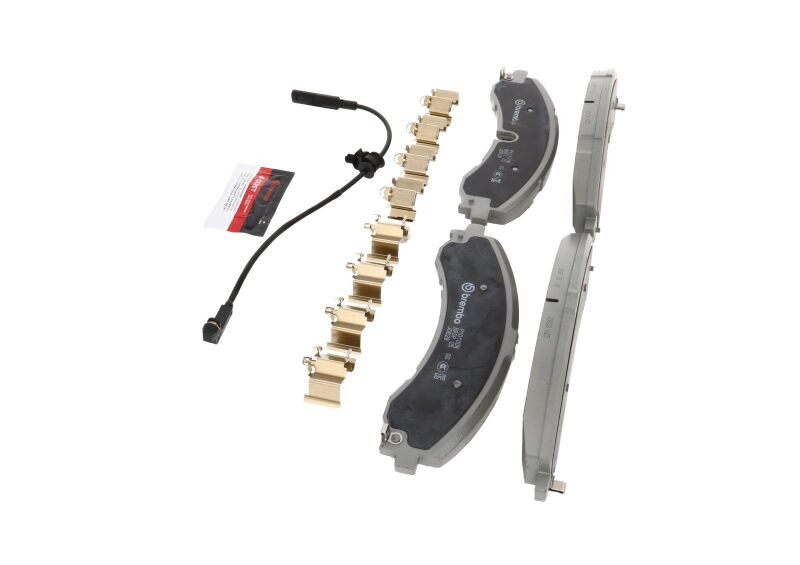 Brembo OE 20-21 Chevy Silverado 2500 HD/3500 HD/GMC Sierra 2500 HD Ceramic Brake Pad - Front - P10100N Photo - Close Up