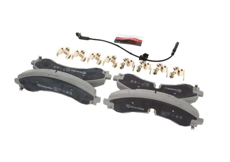 Brembo OE 20-21 Chevy Silverado 2500 HD/3500 HD/GMC Sierra 2500 HD Ceramic Brake Pad - Front - P10100N Photo - Close Up