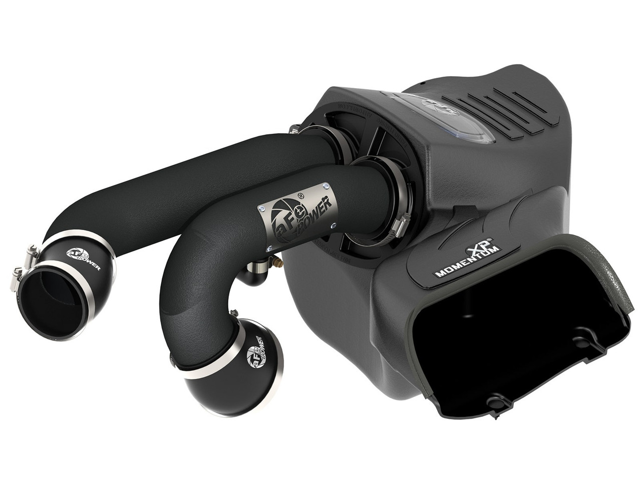 aFe Power Momentum XP 'Alpha Raptor' Cold Air Intake System Black w. Pro 5R Filter - 17-20 Ford Raptor