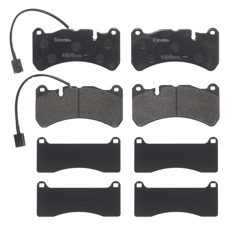 Brembo 18-19 Alfa Romeo Giulia/ Alfa Romeo Stelvio Front Low-Met Brake Pad - P23186 Photo - Close Up